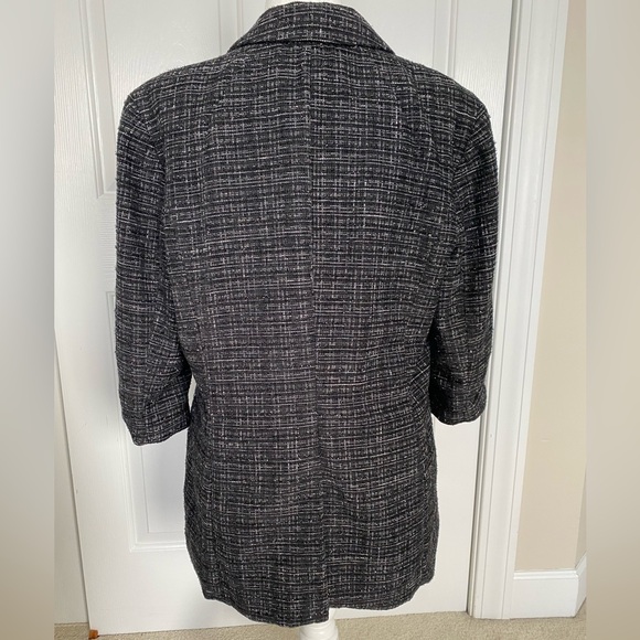 INC International Concepts Black Tweed Blazer, Women’s XXL - Picture 3 of 8